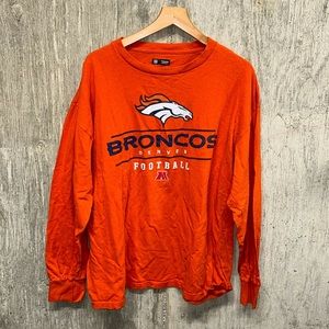 Denver Broncos NFL Team Apparel Long Sleeve T-shirt- XL